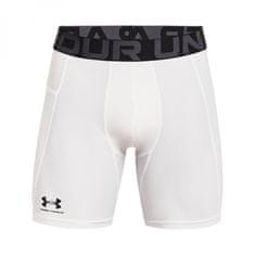 Under Armour Pánské kompresní šortky HeatGear Shorts - bílé Velikost: 4XL