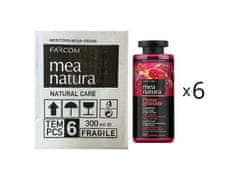 Farcom 6x Mea Natura Šampon Granátové Jablko Pro Každodenní Použití 300ml