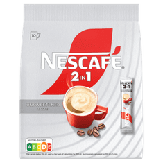NESCAFÉ - 2 v 1 instantní káva, 5 sáčků ( 5 x 10 porcí po 8g)