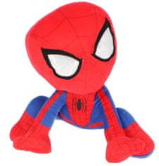 CurePink Plyšová hračka - figurka Marvel|Spiderman: Sedící póza (výška 30 cm)