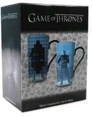 CurePink Keramický latte hrnek Game of Thrones|Hra o Trůny: Winter Is Coming (objem 500 ml)