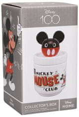 CurePink Keramická dóza Disney|Mickey Mouse: Club (výška 14 cm)