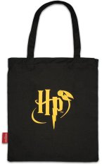 CurePink Shopping taška na rameno Harry Potter: Znak Bradavic