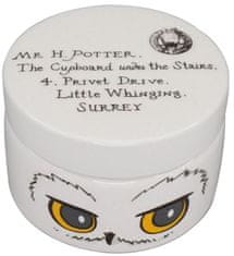 CurePink Keramická mini dóza Harry Potter: Hedvika (objem 35 ml)