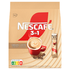 NESCAFÉ - Creamy Latte instantní káva, 5 sáčků (5 x 10 porcí po 15g)