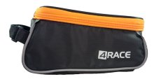 4Race brašna přední na mobil XL 5,5" černo-oranžová