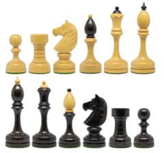 Dřevěné–šachy Šachy Česká klubovka s dřevěnou šachovnicí MAXI