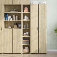 shumee vidaXL Skříň highboard dub sonoma 30 x 41 x 185 cm kompozitní dřevo