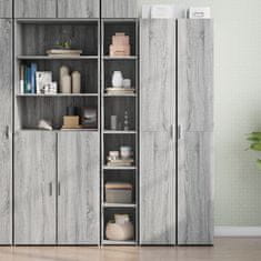 Vidaxl Skříň highboard šedá sonoma 30 x 41 x 185 cm kompozitní dřevo