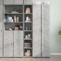 shumee vidaXL Skříň highboard betonově šedá 30 x 41 x 185 cm kompozitní dřevo