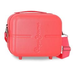 Joummabags PEPE JEANS Highlight Coral, Cestovní kosmetický kufřík, 21x29x15cm, 768392D