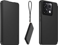 Noname Made for Xiaomi Book Pouzdro s Poutkem pro Xiaomi Redmi Note 13 Pro 5G Black