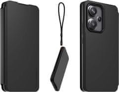 Noname Made for Xiaomi Book Pouzdro s Poutkem pro Xiaomi Redmi Note 13 Pro+ 5G Black