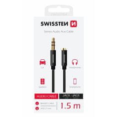 SWISSTEN Audio adaptér Swissten - Jack/Jack 3.5mm - Černá KP32727