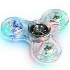 IZMAEL Svítící LED Spinner-Transparentní KP32705