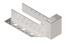  „MARK” spółka Wb50-195 Trámová botka otevřená tesařský třmen 50x195x2.0mm