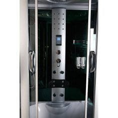 BPS-koupelny Hydromasážní box HYD-Steff 140 SA, 140x85 se saunou