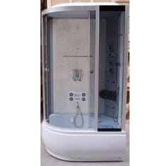 BPS-koupelny Hydromasážní box HYD-A04 120 SA P, 120x80 pravý se saunou
