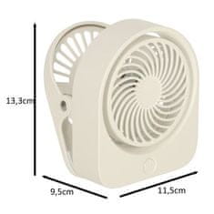 KIK KX3693 Mini stolní ventilátor s klipem USB