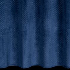 Eurofirany Záclona připravená na očka ARIADNA 140x250 Eurofirany navy blue velvet zdobené diamanty