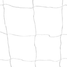 Vidaxl Fotbalové branka se sítí 182 x 61 x 122 cm ocelová bílá