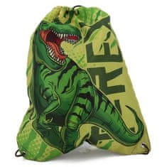 CurePink Batoh pytlík gym bag Dino: T-Rex (32 x 40 cm)