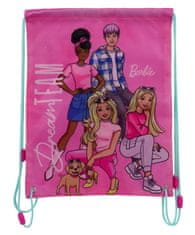 CurePink Batoh pytlík gym bag Barbie: Tým snů (31 x 42 cm)