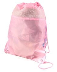 CurePink Batoh pytlík gym bag Unicorn|Jednorožec: Duha (32 x 40 cm)