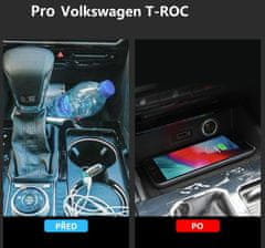 Stualarm Qi indukční nabíječka telefonů VW T-Roc 2017- (rwc-VW09)