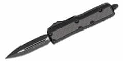 Microtech 126-1TCFIS Daytona Tactical automatický nůž 7,9 cm, celočerná, hliník, uhlíkové vlákno