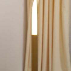 HOMCOM Led Stojací Lampa 10W Spirála, Nožní Spínač, Voděodolná, Teplé Bílé Světlo, 20,5X20,5X147Cm 