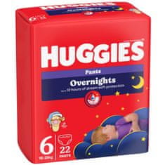 Huggies Overnights Pants 6, 22 ks