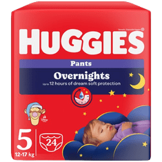 Huggies Overnights Pants 5, 24 ks