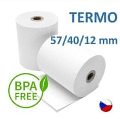 Dommio Pokladní kotouček TERMO 57/40/12 mm (18 m), 10 ks