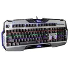 E-Blue Počítačová klávesnice Mazer Mechanical 729, US - černá/ stříbrná