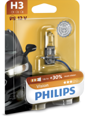 Philips Žárovka 12V H3 55W PHILIPS Vision +30%