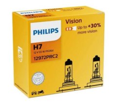 Philips Žárovka 12V H7 55W PHILIPS Vision +30% 2ks duopack