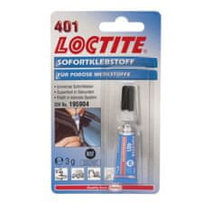 Loctite Vteřinové lepidlo, extra silné, pro opravy karoserií, 3 g - Loctite 401