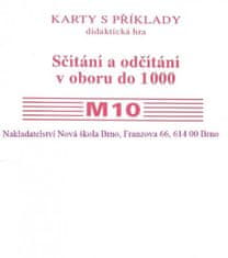 Rosecká Zdena: Sada kartiček M10 - sčítání a odčítání v oboru do 1000