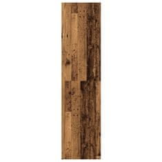 Vidaxl Šatní skříň old wood 100 x 50 x 200 cm kompozitní dřevo