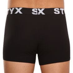 Styx Pánské boxerky sportovní guma nadrozměr černé (R960) - velikost 4XL