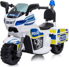 Chipolino Elektrická Policejní motorka Bílá