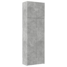 Vidaxl Skříň highboard betonově šedá 80x42,5x249 cm kompozitní dřevo