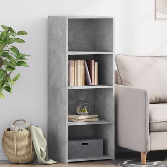 shumee vidaXL Skříň highboard betonově šedá 45 x 41 x 124 cm kompozitní dřevo