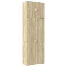 Vidaxl Skříň highboard dub sonoma 80 x 42,5 x 249 cm kompozitní dřevo