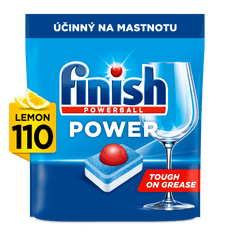 Finish Power All in 1 tablety do myčky nádobí Lemon Sparkle 110 ks