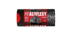 Alufix Pytle na odpadky "Aluflexy", zatahovací, 35 l, 15 ks, ALUFIX