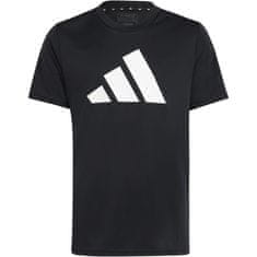 Adidas Tričko na trenínk černé S U Tr-es Logo