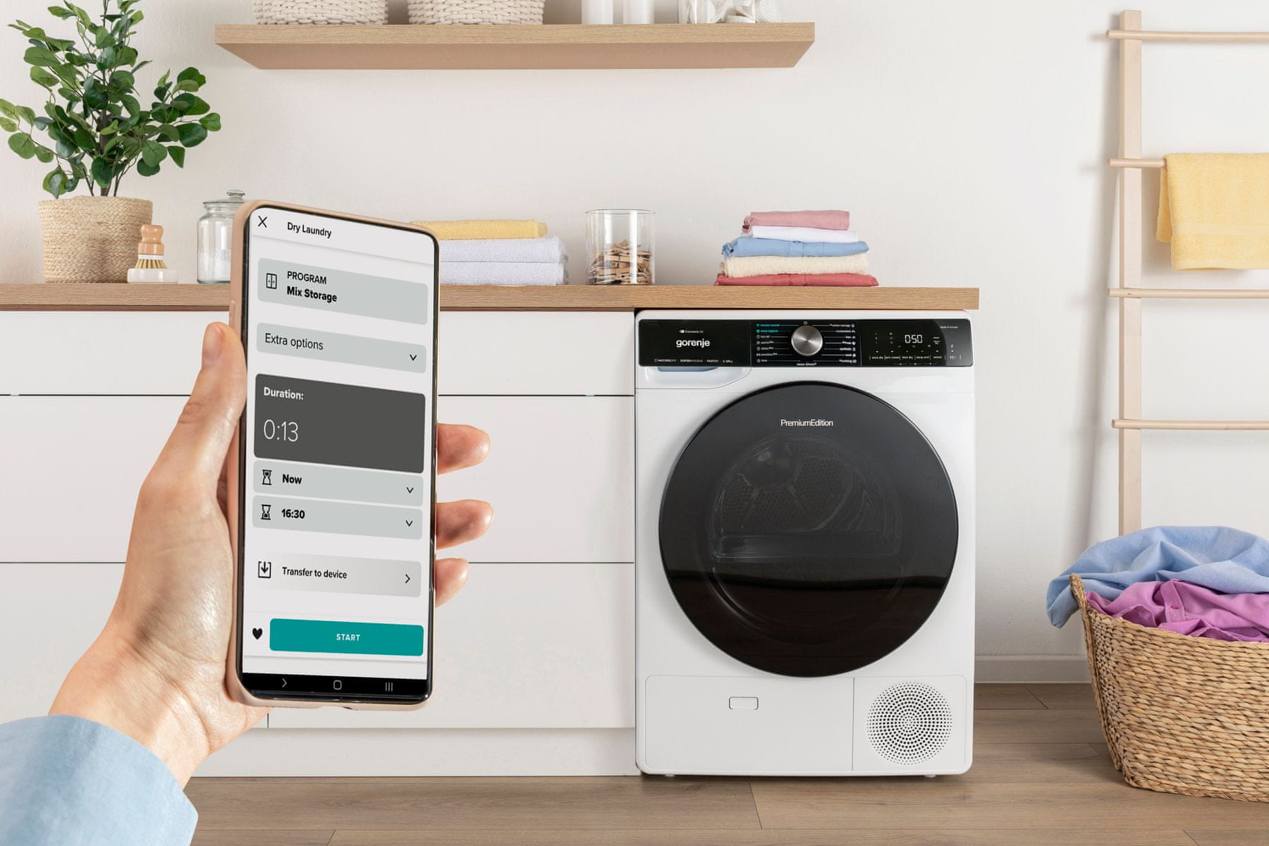  gorenje účinná sušička prádla DPNE72GNWIFI 