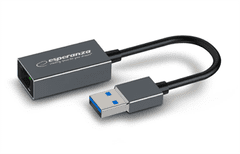 Esperanza Síťová karta Esperanza ENA101, adapter ethernet RJ45 na USB3.0, gigabit